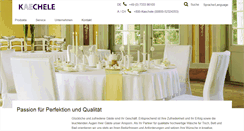 Desktop Screenshot of kaechele.com